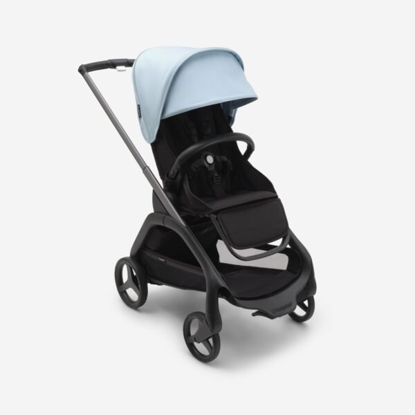 Bugaboo Seat Stroller graphite chassis midnight black fabrics skyline blue sun canopy x PV006924 01 scaled