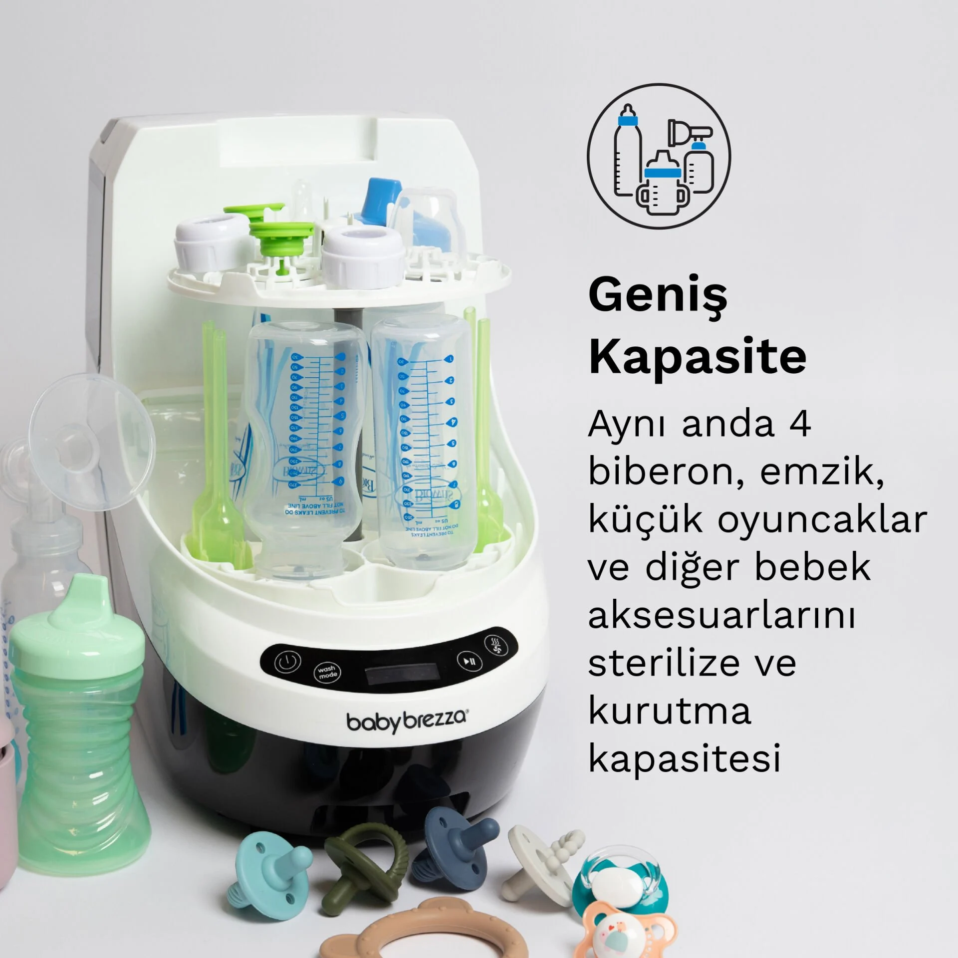 Baby Brezza Bottle Washer Pro 7 Baby Brezza Bottle Washer Pro - Görsel 7